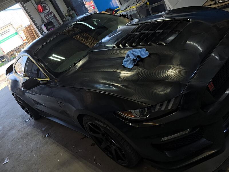 Dark paint brought back to a clean gloss