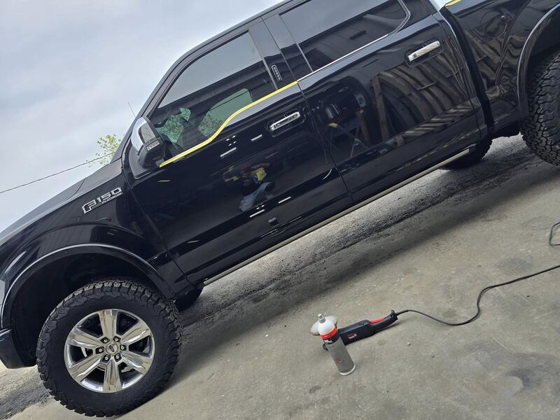 Machine work on a pickup