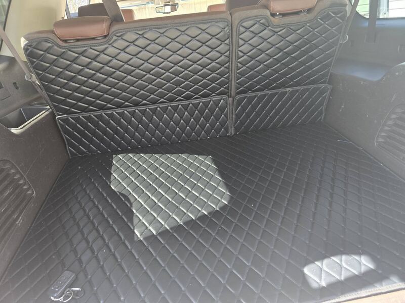 Cargo area stripped and cleaned out